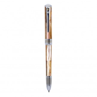 Mississippi Brown Pearl Signature Pen-Chrome plated-Champion Wave